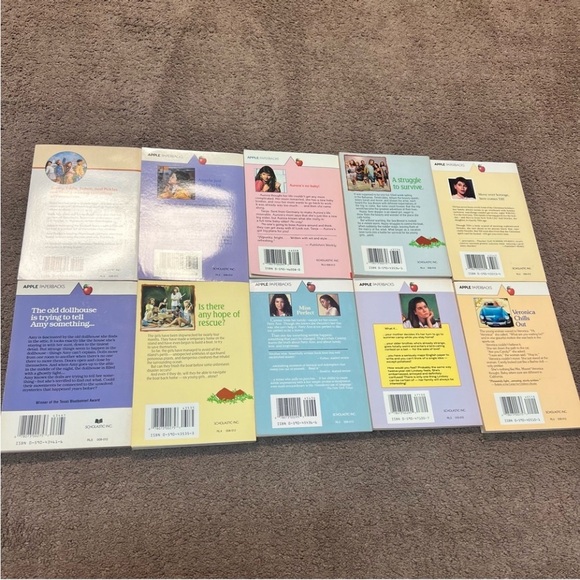 Vintage Children's Book Lot - Colorful Covers apple paperback lot of 30 - Picture 3 of 8